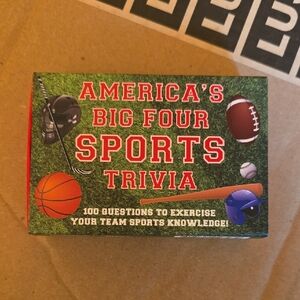 America's Big Four Sports Trivia Game - Red and Green